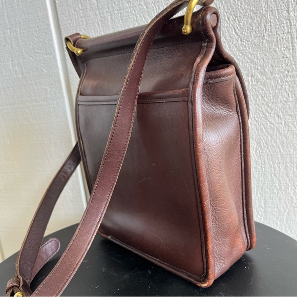 Vintage Coach 9930 Murphy Crossbody Bag in Mahogany Leather - Picture 7 of 10